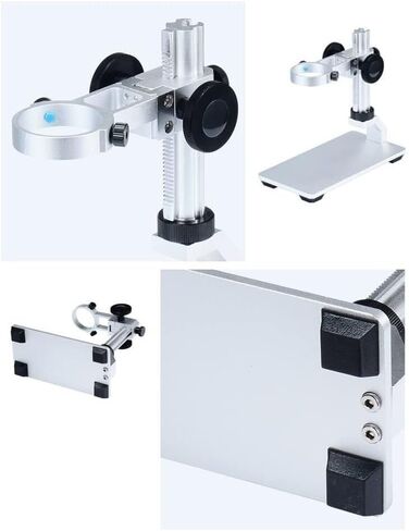 Aluminium Alloy Universal Adjustable Professional Base Stand Holder Desktop Support Bracket for USB Digital Microscope in Saudi Arabia