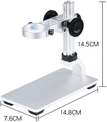 Aluminium Alloy Universal Adjustable Professional Base Stand Holder Desktop Support Bracket for USB Digital Microscope in Saudi Arabia