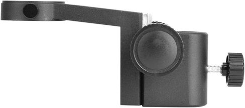 Microscope Holder Focus Bracket Lens Clamp 50mm Aperture ABS Black for Stereo Microscopes with Stable Adjustable Mounting in Saudi Arabia