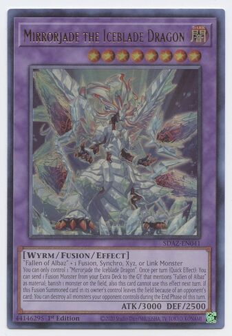Mirrorjade The Iceblade Dragon - SDAZ-EN041 - نادر جدًا - الإصدار الأول in Kuwait