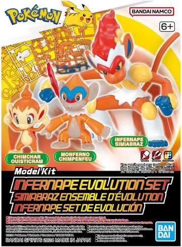 [Pokemon Plamo 07] Infernape Evolution Set in Saudi Arabia