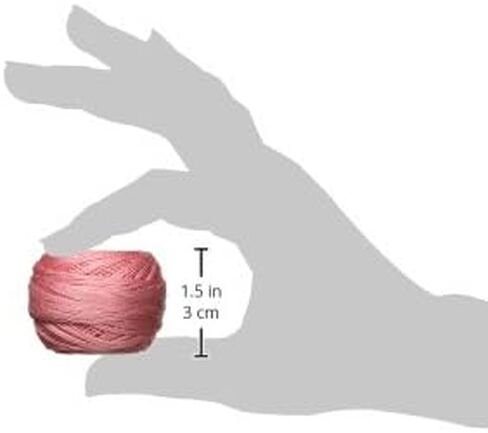 DMC Pearl Cotton Ball Size 8 87yd, Medium Pink in Saudi Arabia