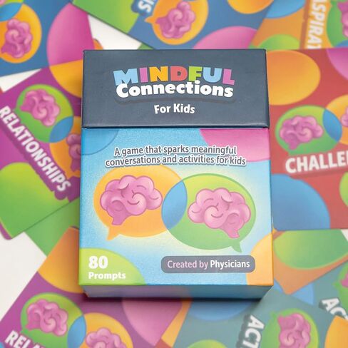 Mindful Connections for Kids – 80 Fun Conversation and Activity Cards to Build Emotional Intelligence and Social Skills, Created by Doctors, Ideal for Families, Therapists, and Classrooms, Ages 5+ in Saudi Arabia