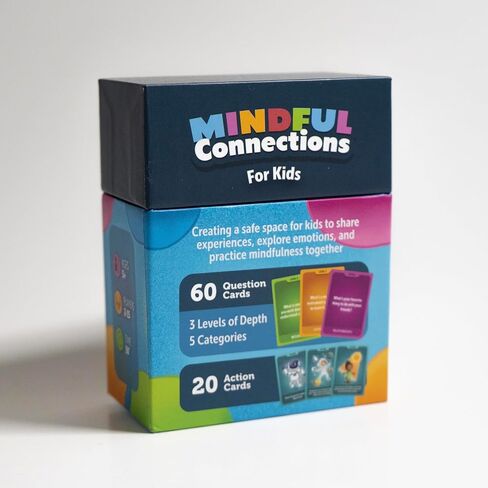 Mindful Connections for Kids – 80 Fun Conversation and Activity Cards to Build Emotional Intelligence and Social Skills, Created by Doctors, Ideal for Families, Therapists, and Classrooms, Ages 5+ in Saudi Arabia