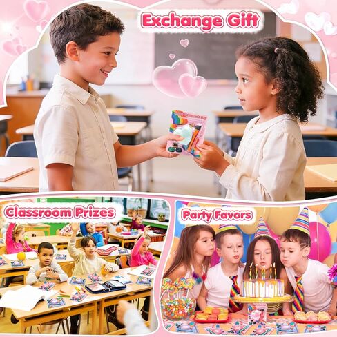 24 Pack Valentines Gemstones Dig Kit for Kids–Valentines Cards with Gems Crystal Excavation, School Classroom Valentines Exchange Gifts,Party Favors for Boys and Girls in Saudi Arabia