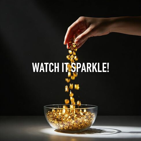 1000PCS Acrylic Gold Nuggets Faux Rocks 0.55 x 0.43 x 0.47 Inch for Vase Fillers, Table Scatter, Centerpieces, Party Wedding DIY Crafts Decorations in Kuwait