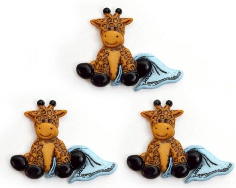 Dress It Up Buttons and Embellishments, Baby Giraffe, 3 Pieces in Saudi Arabia
