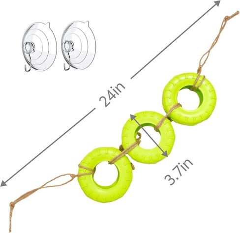 Hermit Crab Climbing Accessories Decor for Reptile Tank Tire Swing for Hermit Crab Chameleon Leopard Gecko Tree Frog Lizard Jumping Spider in Saudi Arabia