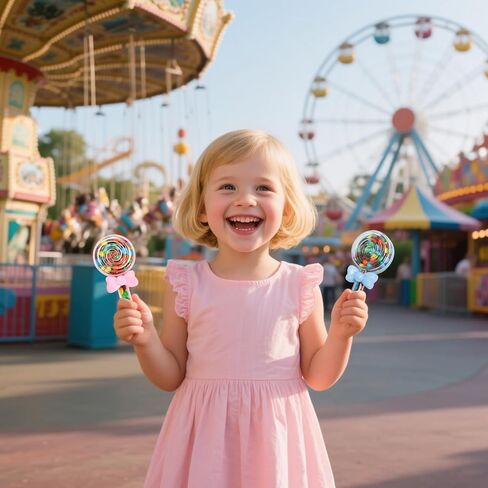 48 Pack Plastic Candy Boxes, Lollipop Bowknot Candy Favor Box with Hanging Tags, Cute Treat Container for Birthday Party Decoration, Baby Shower, Wedding Favors, 4 Colors in Kuwait