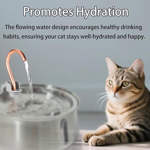 Cat Water Fountain Replacement Accessories Set, Kitty Water Fountain Kit Including Spout & Spout Holder Practical Maintenance Kit for Pet Drinking Dispenser in Saudi Arabia