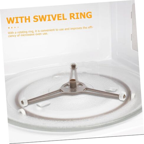 Zerodeko Microwave Turntable Replacement Kitchen Use Easy Installation Support for Microwave Oven Parts Compatible Various Models in Saudi Arabia