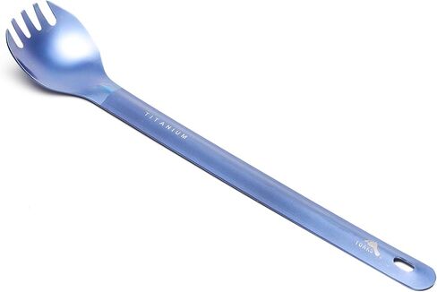 TOAKS Titanium Long Handle Spork with Polished Bowl in Kuwait