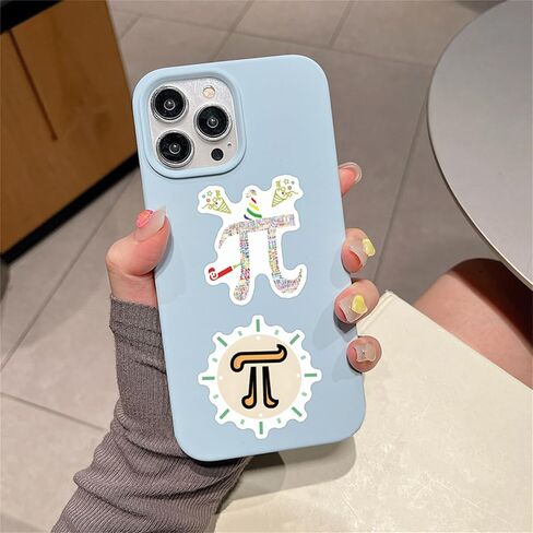 55 Pcs Pi Day Stickers Math Sticker Happy Pi Day Decals International Day of Mathematics Science Lapel Stickers Π Day Accessories Decoration for Math Party Gift (Multicolour-A) in Saudi Arabia