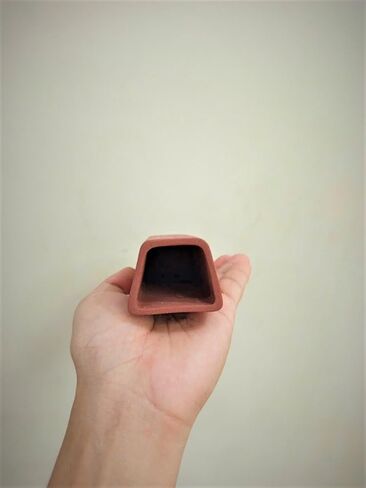 2pc Trapezium-Shape Fish cave,Hide Away Caves for Plecos, (Dark Red) in Saudi Arabia
