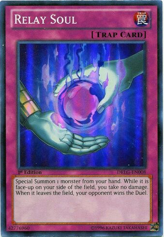 YU-GI-OH! - Relay Soul (DRLG-EN008) - Dragons of Legend - 1st Edition - Super Rare in Saudi Arabia