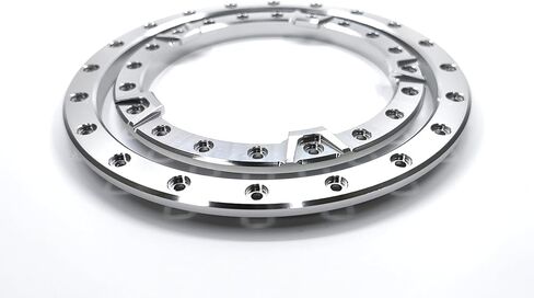 حلقة خرز خارجية داخلية من CNC Alu لإطارات الطريق PROLine PRO1015113 وإطارات MX43 4.3 بوصة (أحمر) in Saudi Arabia