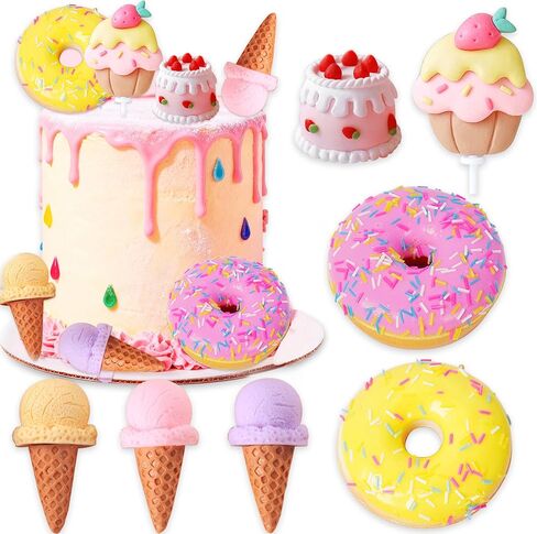 Ice Cream Cake Topper Candy Cake Topper Candyland Cake Toppers Sweet One Cake Toppers with Ice Cream for Sweet Theme Party Supplies in Saudi Arabia