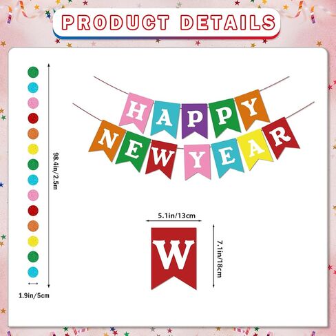 Black Gold Goodbye 2023 Welcome 2024 Happy New Year Banner for Happy New Year Decorations 2024 New Years Eve Party Supplies 2024 New Years Eve Banner in Kuwait