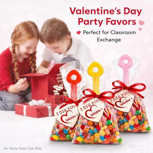 128 قطعة من هدايا عيد الحب للأطفال، هدية تبادل في الفصل الدراسي للأطفال، مع ملصق I Dig You، بطاقة هدية حلوى، سلسلة هدايا، جوائز تبادل الفصل الدراسي، هدايا عيد الحب، بطاقة تهنئة عيد الحب in Kuwait