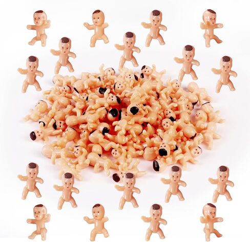 1 Pack of 43 Pieces Mini Plastic Babies Shower party favor ice Cube Game Party Supplies Party Decorations(mini) in Saudi Arabia