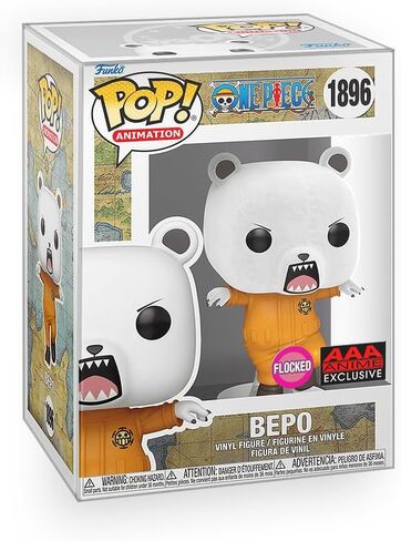 Pop Anime: قطعة واحدة - شخصية Bepo (متجمعة) حصرية من الفينيل مع واقي صندوق متوافق مع Funko in Saudi Arabia