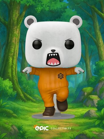 Pop Anime: قطعة واحدة - شخصية Bepo (متجمعة) حصرية من الفينيل مع واقي صندوق متوافق مع Funko in Saudi Arabia
