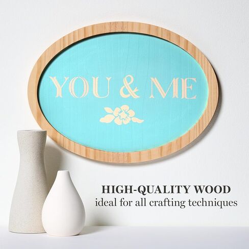 Martha Stewart, Oval Wood Plaque Set, 2 pcs in Saudi Arabia