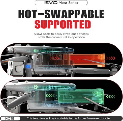 Autel EVO Max 4T Battery, 2026 8070mAh 14.88V, Hot-Swapping, Auto self-Heating in Low Temperatures,42 Minutes Flight, Designed for EVO Max 4N/ 4T (XE) Drone in Saudi Arabia