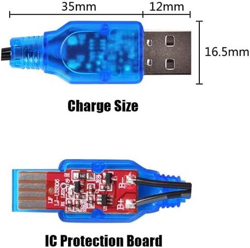بطارية ليبو 3.7 فولت 1800 مللي أمبير في الساعة JST Plug 25C لبطارية طائرة بدون طيار RC كوادكوبتر 2 حزمة مع شاحن بطارية 3.7 فولت in Kuwait