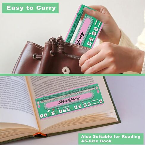 4 Pcs Mahjong Line Reader, Mahjong Card Guide and Line Finder for NMJL Card Beginners Seniors Must Have, Friendly Travel, Parties, Game Nights Rules Helper & Mahjong Accessories Gifts in Saudi Arabia