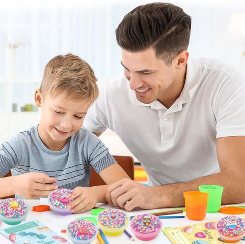 Aviski 30Pcs Valentine Cards with Slime for Kids, Valentines Cards Classroom Exchange, Party Favors Gift Party Bag Fillers Party Supplies in Saudi Arabia