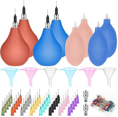 156pcs Pottery Tools Supplies Ceramic Precision Tip Applicator Clay Slip Trailing Bottles Clay Tools Set Needle Tip Squeeze Bottle Ceramic Glaze Extrusion Bottle for Art Decorating Kit in Saudi Arabia