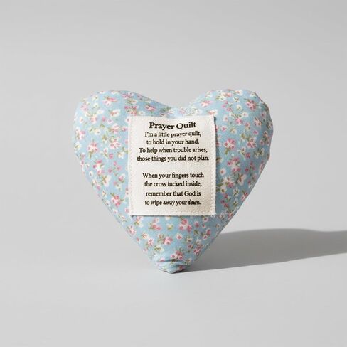 Prayer Quilt Sewing Patchwork - 10 Sets Pocket Prayer Quilt Panel Squares with Small Wooden Crosses, Christian Sewing Project in Kuwait