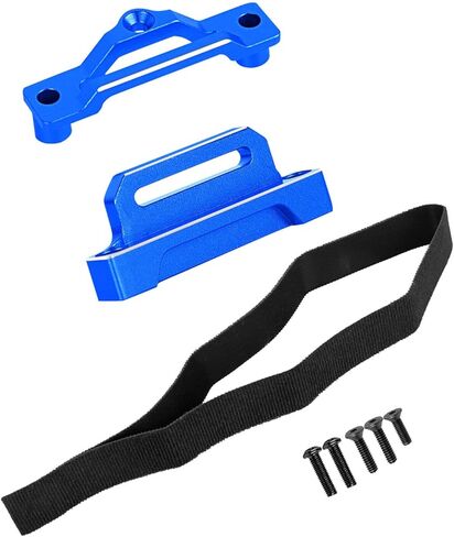 RC الألومنيوم طويل القامة حامل البطارية جبل باستمرار ترقيات جزء ل 1/10 مائل 2WD LCG، بطارية جبل لوحة صينية حامل البطارية القفزات، التيتانيوم (هيكل التكيف: #5830 5832A) in Saudi Arabia