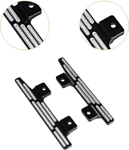 2 Pieces 1/12 RC Car Foot Pedals, RC Side Board, Replacements Step Running Board for MN78 MN82 LC79 RC Car DIY Accessories, Black in Saudi Arabia