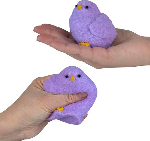 ORB Tabalicious TABA Squishy Chick (بنفسجي) - زغبات TABA الإسفنجية - اسحق واضغط على هذه الإسفنجيات الناعمة واللزجة، مثالية لتخفيف التوتر - ألعاب حسية وتململ للأطفال والكبار in Saudi Arabia