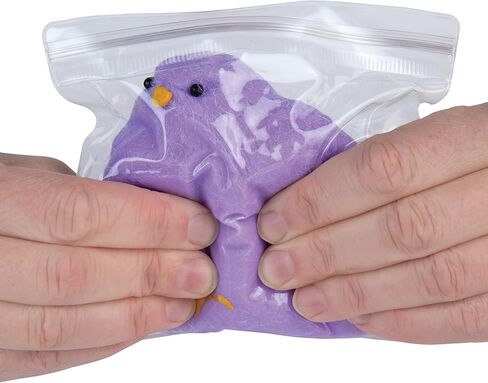 ORB Tabalicious TABA Squishy Chick (بنفسجي) - زغبات TABA الإسفنجية - اسحق واضغط على هذه الإسفنجيات الناعمة واللزجة، مثالية لتخفيف التوتر - ألعاب حسية وتململ للأطفال والكبار in Saudi Arabia