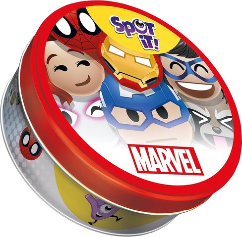 أسمودي سبوت إت! لعبة بطاقات Marvel Emojis (تحديث 2024) - إصدار صديق للبيئة، لعبة إدراك بصري 5 في 1 لردود الفعل السريعة والمرح العائلي، للأعمار من 6 سنوات فما فوق، 2-8 لاعبين، وقت لعب لمدة 10 دقائق in Saudi Arabia