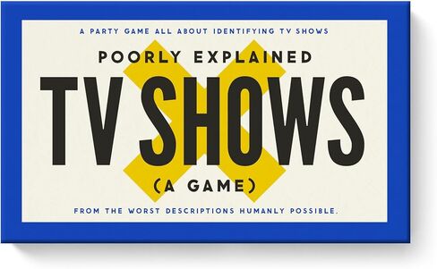 Brass Monkey Poorly Explained TV Shows – Party Game with 300 Cards Featuring Uniquely Terrible Descriptions of Television Shows in Saudi Arabia