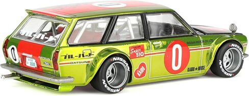 1/64 Datsun KAIDO 510 Wagon OG Flo, Chrome Yellow, x Mini GT KHMG164 in Saudi Arabia