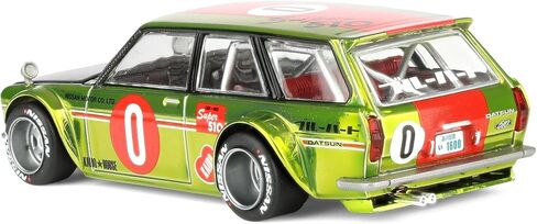 1/64 Datsun KAIDO 510 Wagon OG Flo, Chrome Yellow, x Mini GT KHMG164 in Saudi Arabia