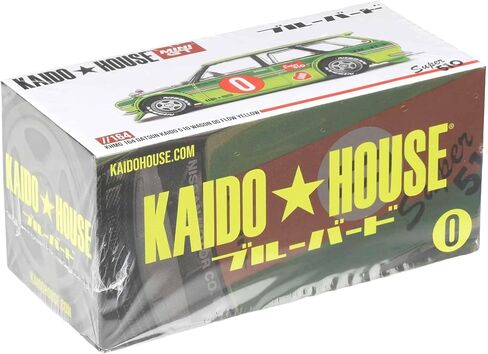 1/64 Datsun KAIDO 510 Wagon OG Flo, Chrome Yellow, x Mini GT KHMG164 in Saudi Arabia