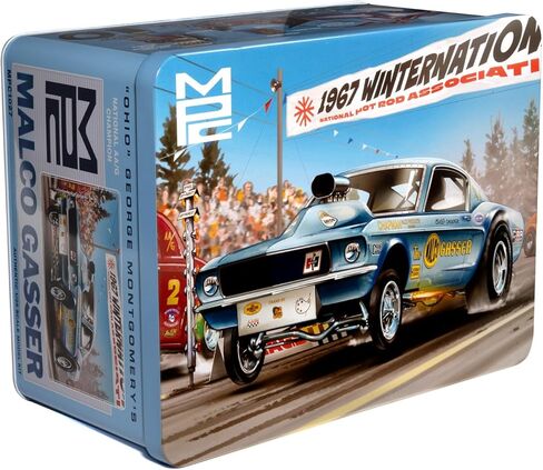 MPC Ohio George Malco Gasser Mustang (Collectors Tin) 1:25 Scale Model Kit in Saudi Arabia