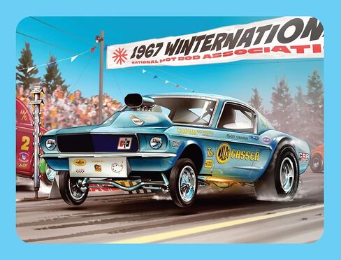 MPC Ohio George Malco Gasser Mustang (Collectors Tin) 1:25 Scale Model Kit in Saudi Arabia