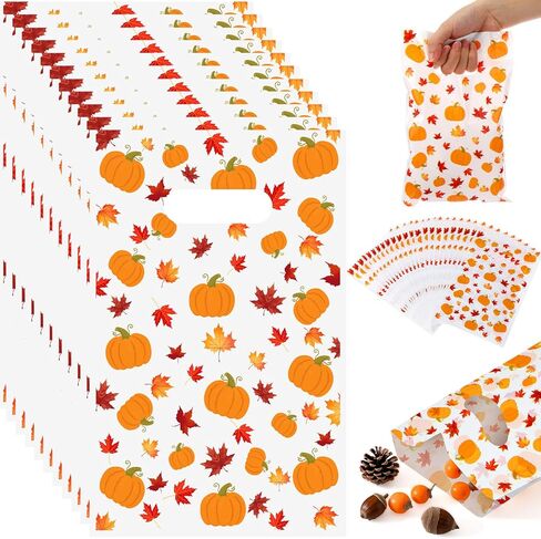 Supervitae 100 Pieces Ramadan Kareem Plastic Gift Bags Bulk Eid Mubarak Treat Candy Goodie Bags with Churches Star and Moon for Muslim Eid Party Favors Supplies in Saudi Arabia