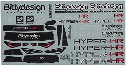 هيكل سيارة HYPER HR 1/10 (شفاف) (190 مم) (خفيف الوزن) in Saudi Arabia