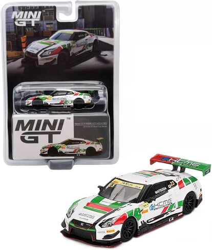 مقتنيات Diecast نموذج سيارة متوافق مع Mini GT 1:64 Nissan GT-R NISMO GT3#23 KCMG 2018 FIA GT World Cup Macau Limited Edition MGT00593 in Saudi Arabia
