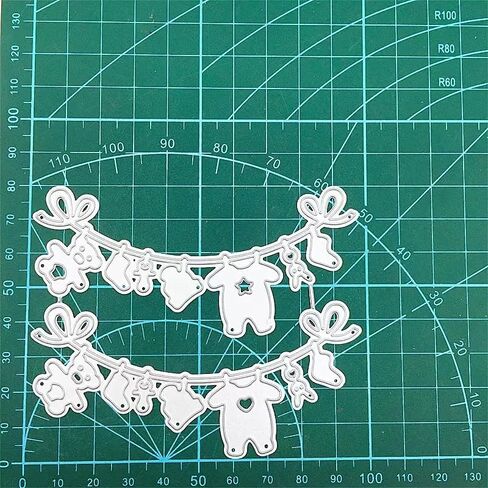 1pc Metal Cutting Baby Coat Shoes Dies Stencil Scrapbooking DIY Album Stamp Emboss Dies for Cardmaking in Kuwait