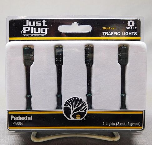 Woodland SCENICS Pedestal Traffic Light 4 Pack O Gauge in Saudi Arabia