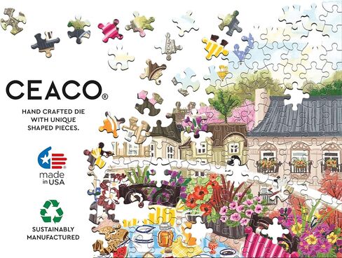 Ceaco - EZ2Hold - Olivia Gibbs - Perfect Paris - 500 Piece Jigsaw Puzzle for Adults - Challenging Puzzle Perfect for Game Nights - Finished Size is 26 x 19 in Saudi Arabia